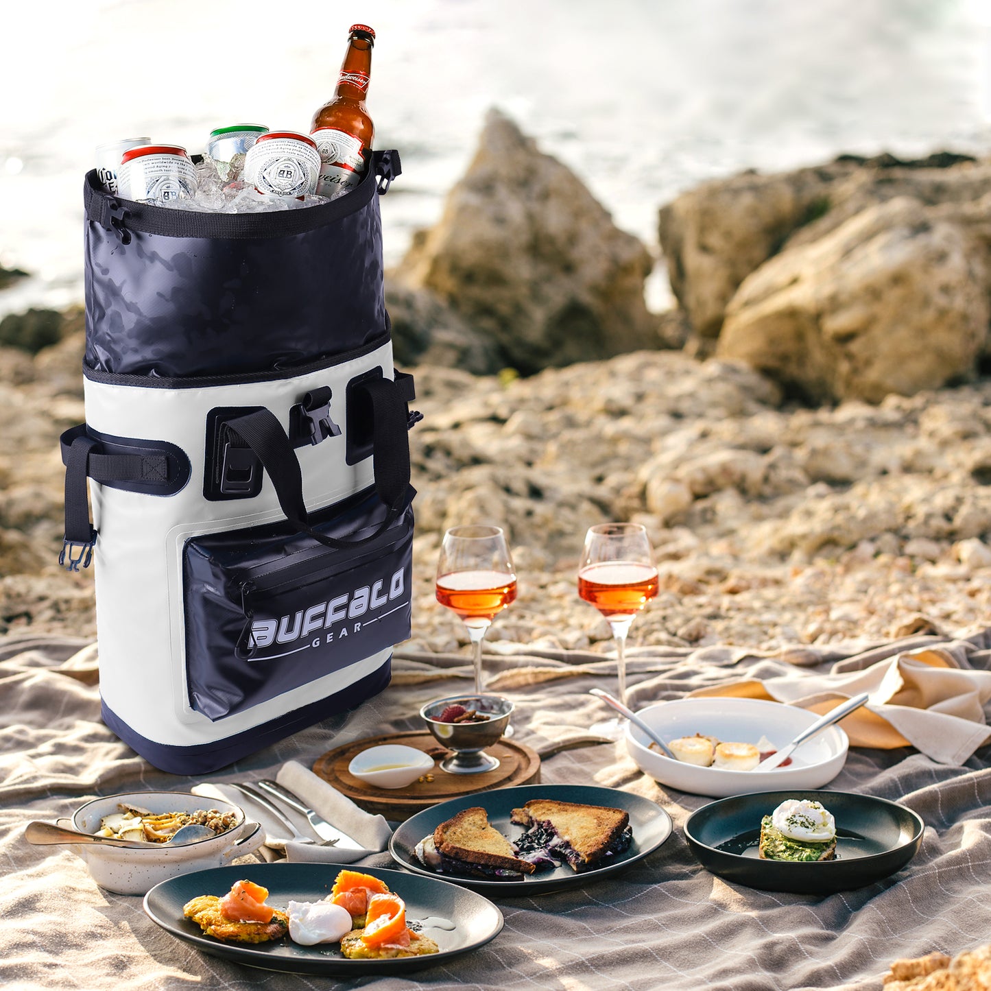 19qt Camping Backpack Cooler For Picnic Beach