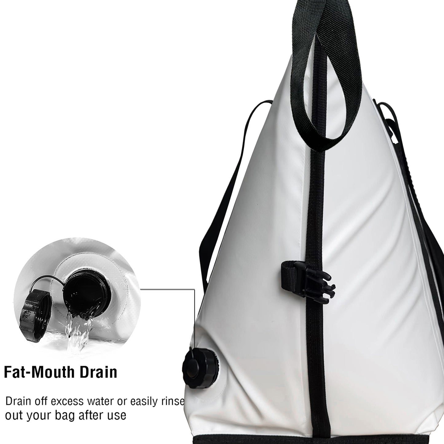 Buffalo Gear 45QT Insulated Fish Cooler Bag, Side View