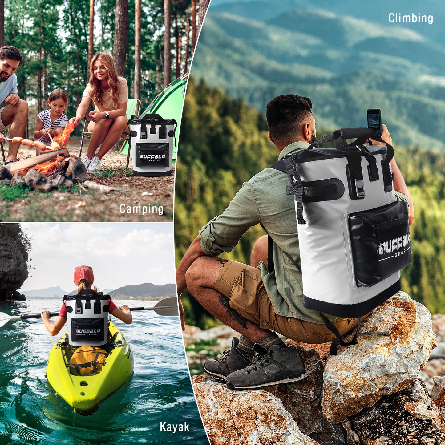 19qt Camping Backpack Cooler For Picnic Beach
