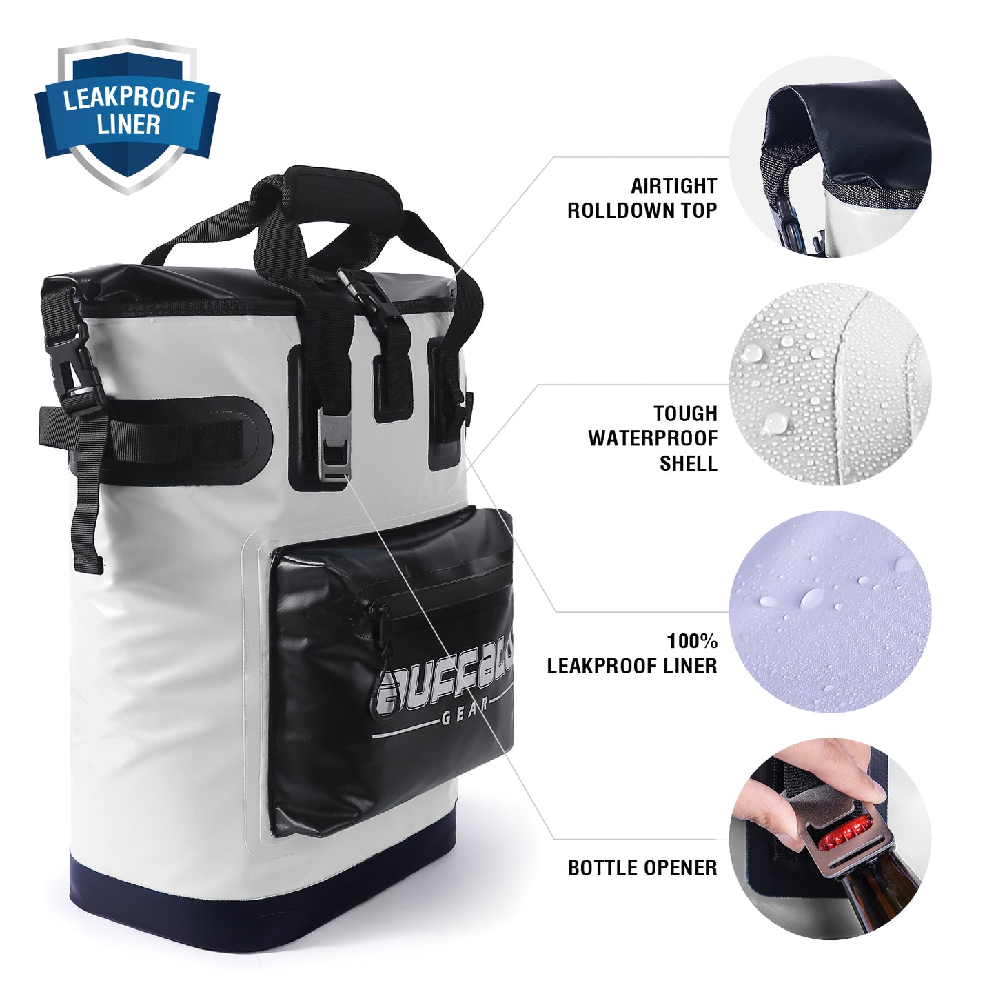 19qt Camping Backpack Cooler For Picnic Beach