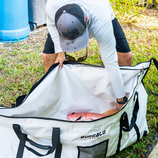 60x20'' Fish Cooler Bag With YKK Zipper, Flat Bottom