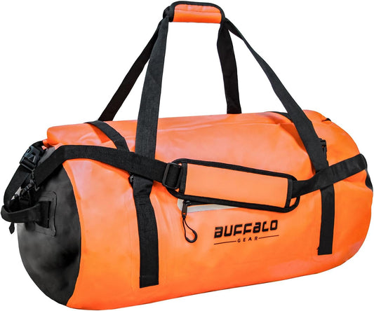 80L Roll Top Waterproof Duffel Dry Bag,Travel Duffel Bag For Outdoor - Buffalo Gear