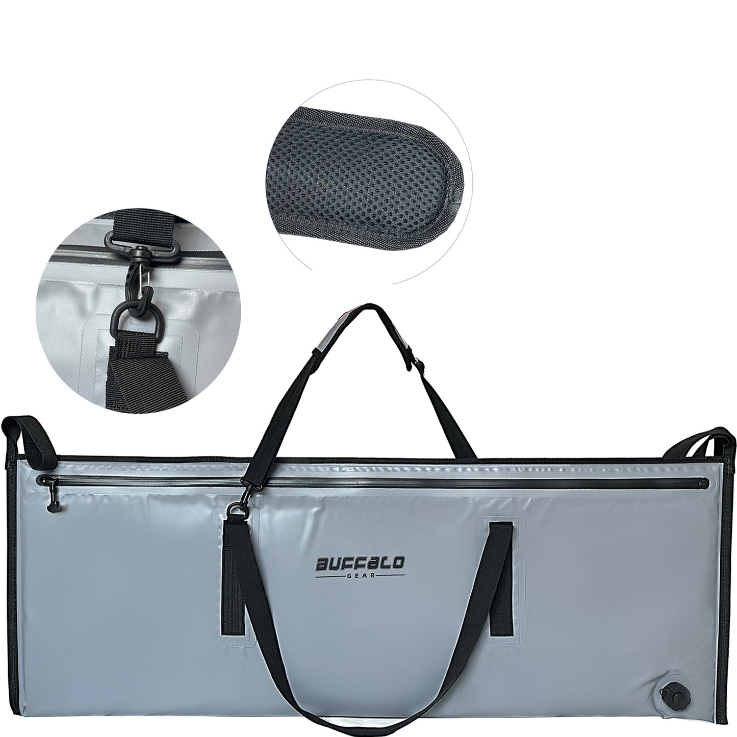 48x18'' Leakproof Fish Cooler Bag With Waterproof Zipper - Buffalo Gear