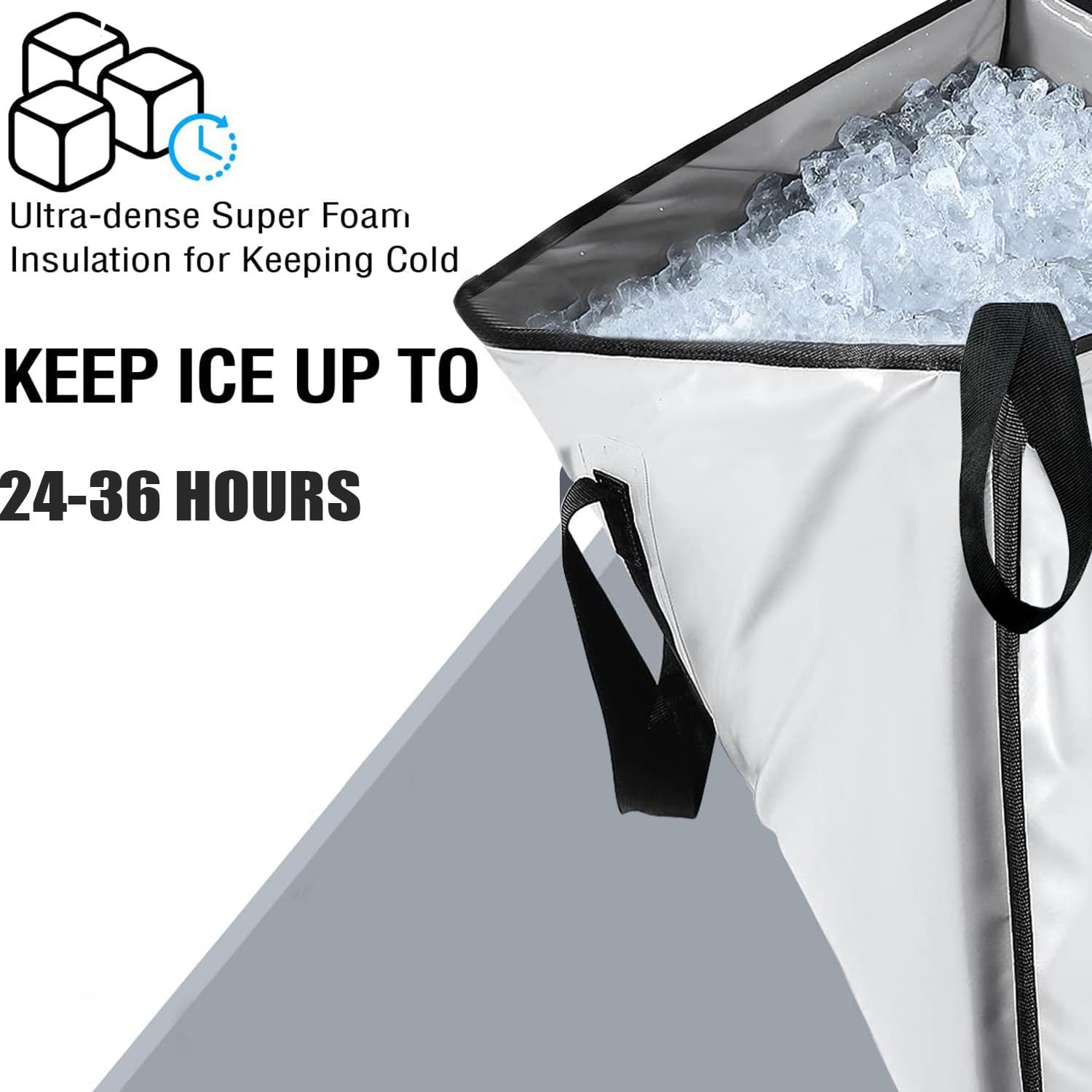 60x24'' Collapsible Insulated Fish Cooler Bag with YKK Zipper - Buffalo Gear