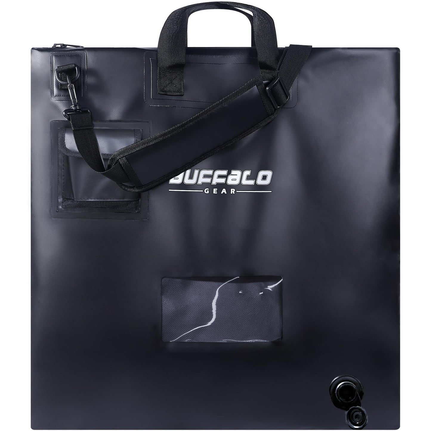25'' Waterproof Fish Bag With Aerator Pocket for Live Bait