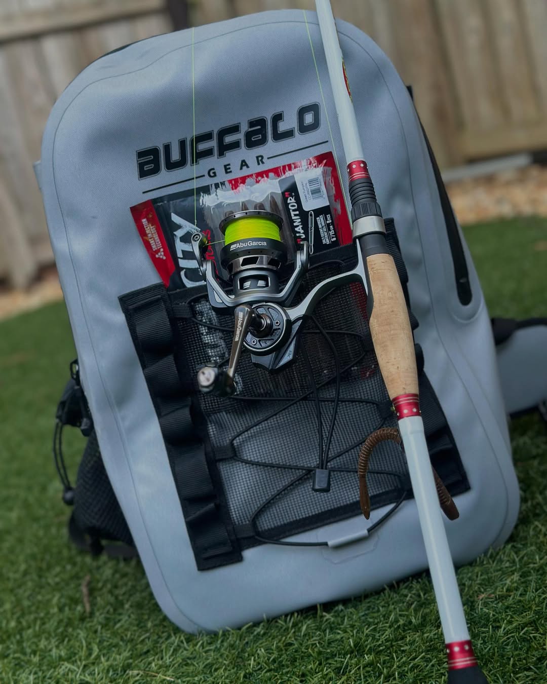 26L Waterproof Fishing Backpack with Rod Holder