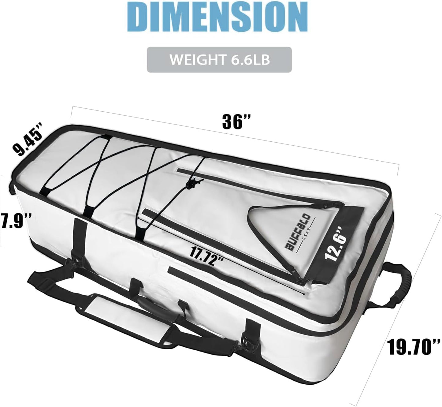 36'' Kayak Fish Cooler Bag, Kayak Cooler for Fishing - Buffalo Gear
