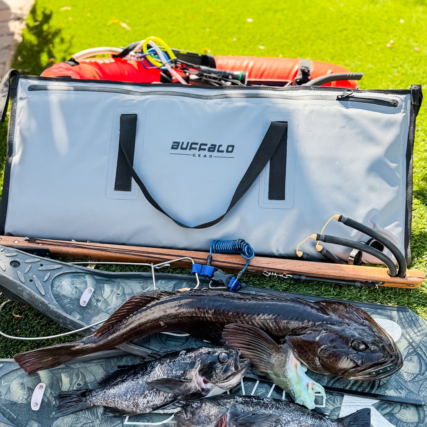 40x18'' Leakproof Fish Cooler Bag With Waterproof Zipper