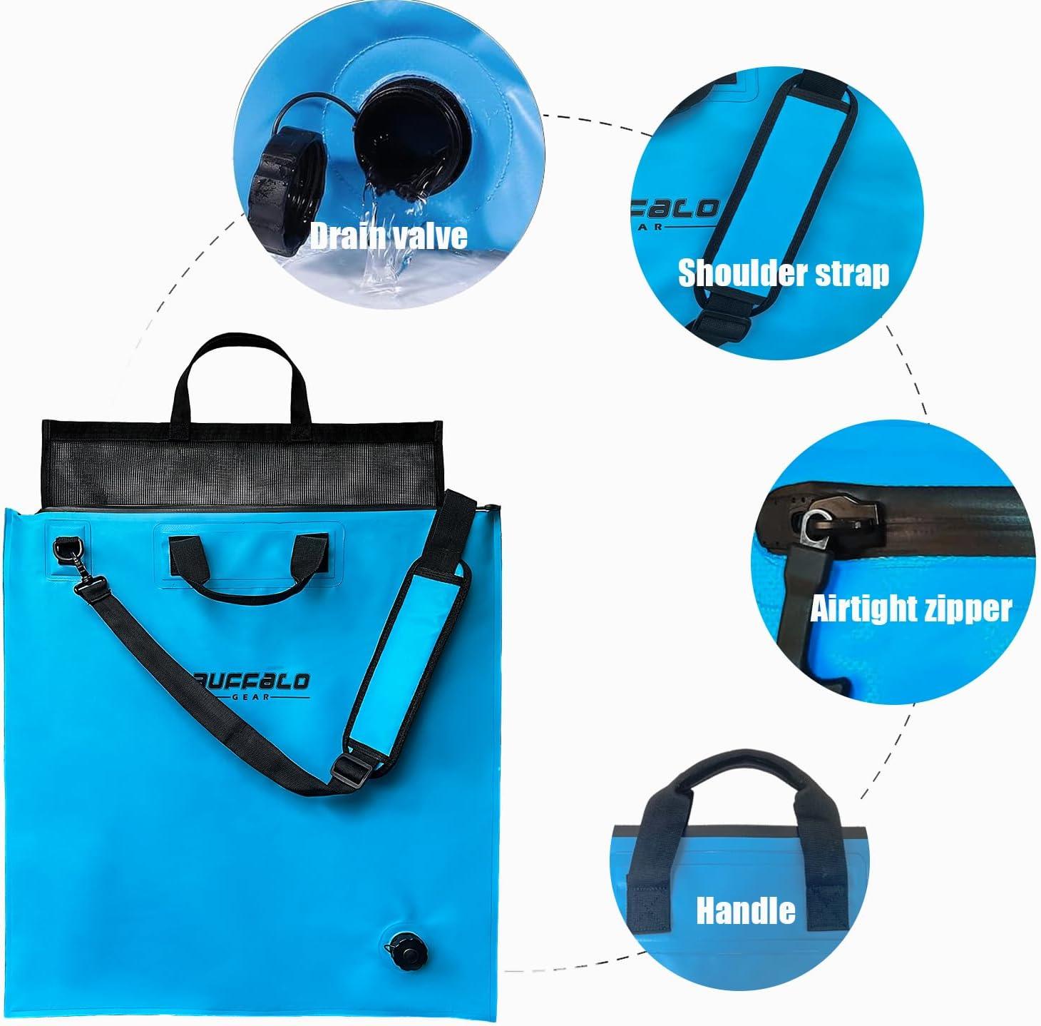 25'' Fish Tournament Weigh in Bag with Separate Mesh Insert - Buffalo Gear