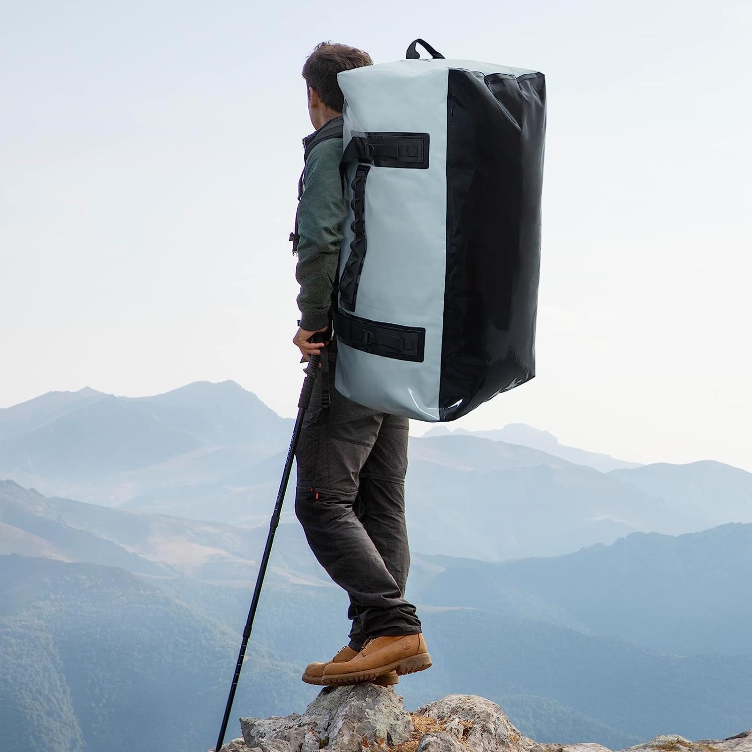 150L Waterproof Duffel Dry Bag for Hiking and Mountain Exploration - Buffalo Gear