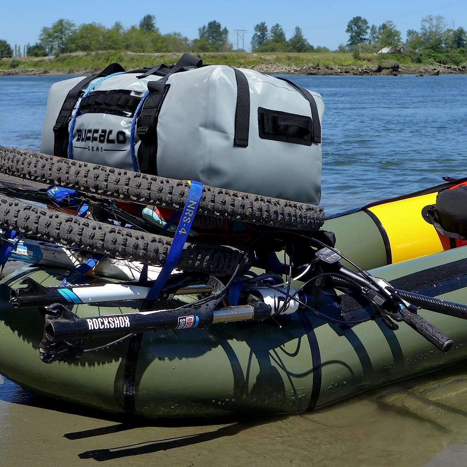 150L Waterproof Duffel Dry Bag on Boat for Fishing and Water Sports - Buffalo Gear