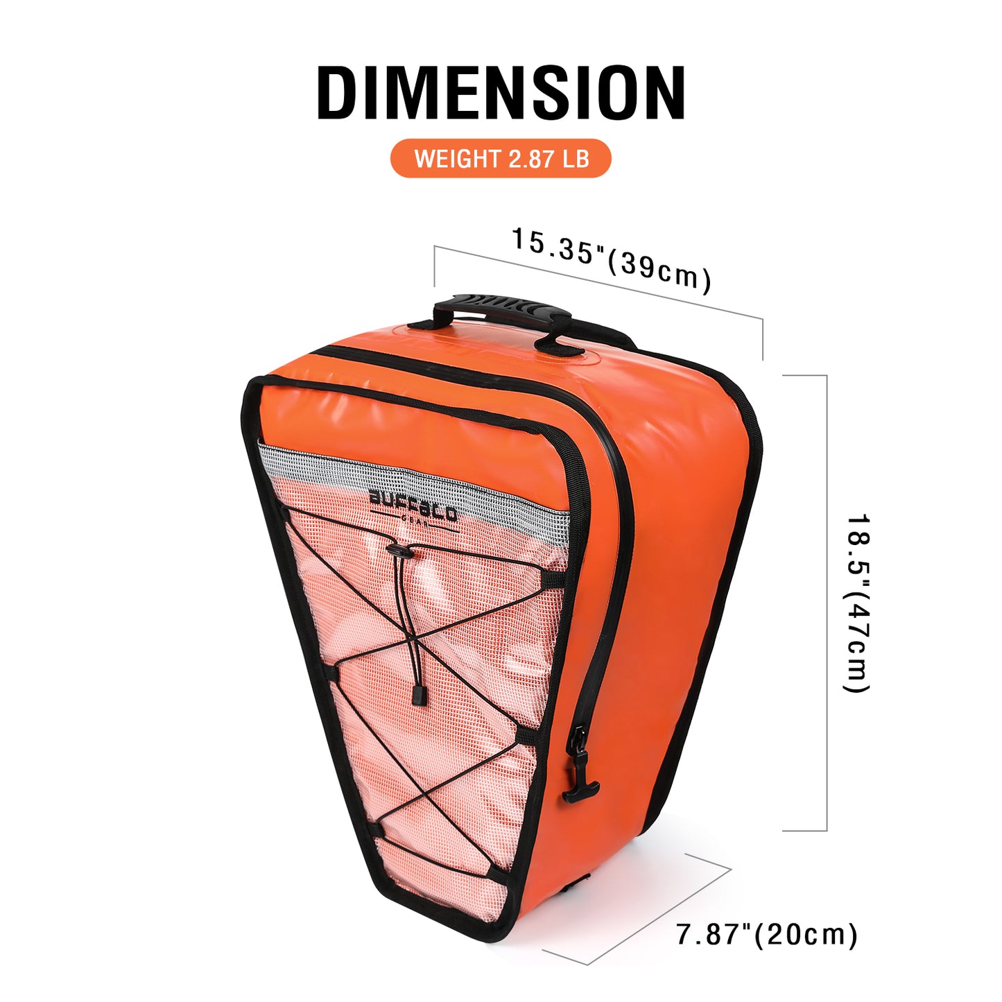 18'' Kayak Cooler Bag With Waterproof Zipper - Buffalo Gear  