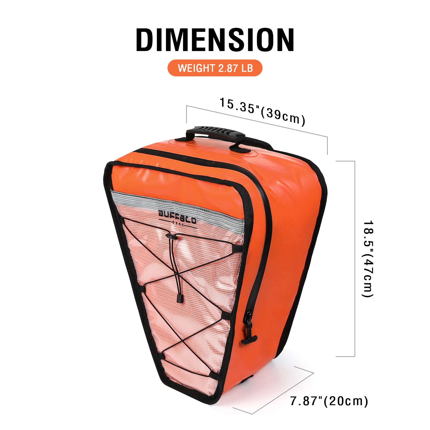 18'' Kayak Cooler Bag With Waterproof Zipper - Buffalo Gear  