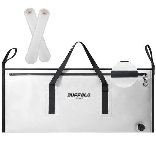 40x18'' Leakproof Fish Cooler Bag With Waterproof Zipper - Buffalo Gear  