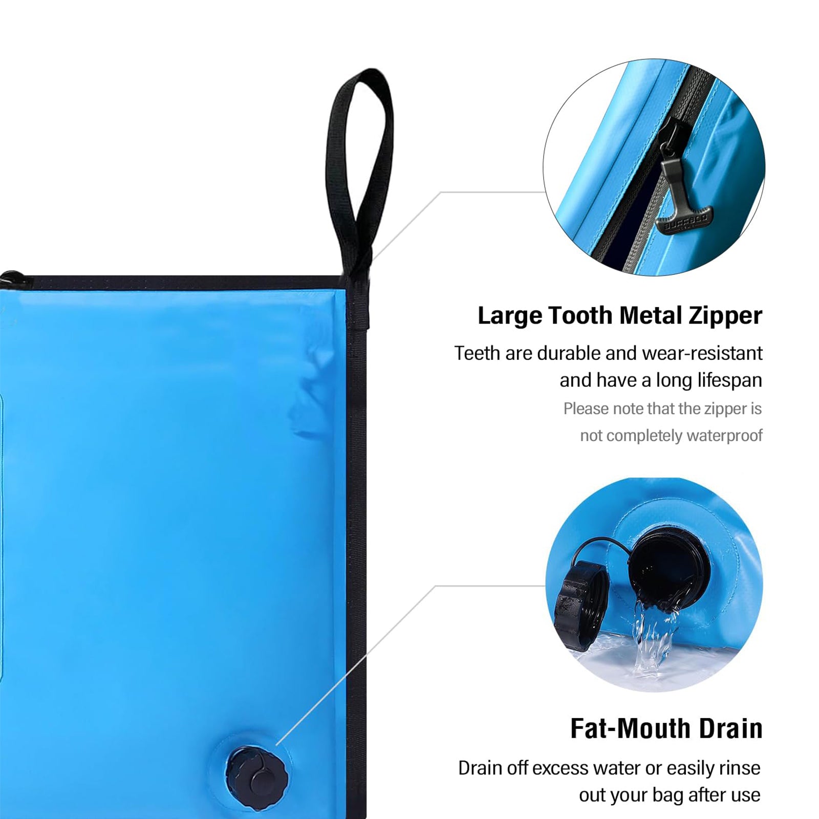 40x18'' Insulated Fish Cooler Bag - Buffalo Gear  