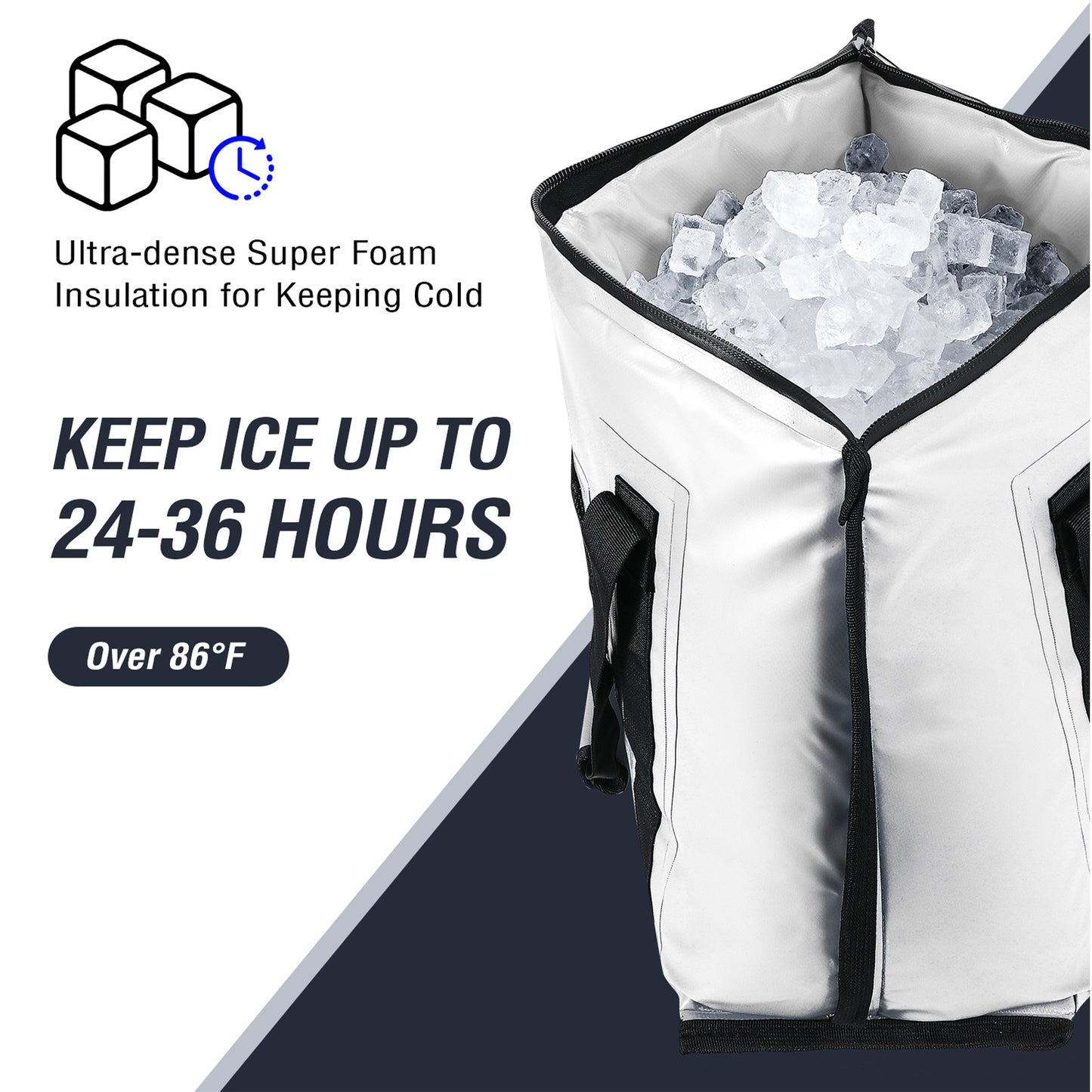 27QT Fish Bag Cooler With Flat Bottom - Buffalo Gear  