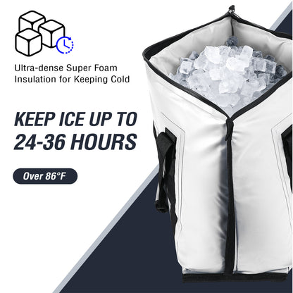 27QT Fish Bag Cooler With Flat Bottom - Buffalo Gear  