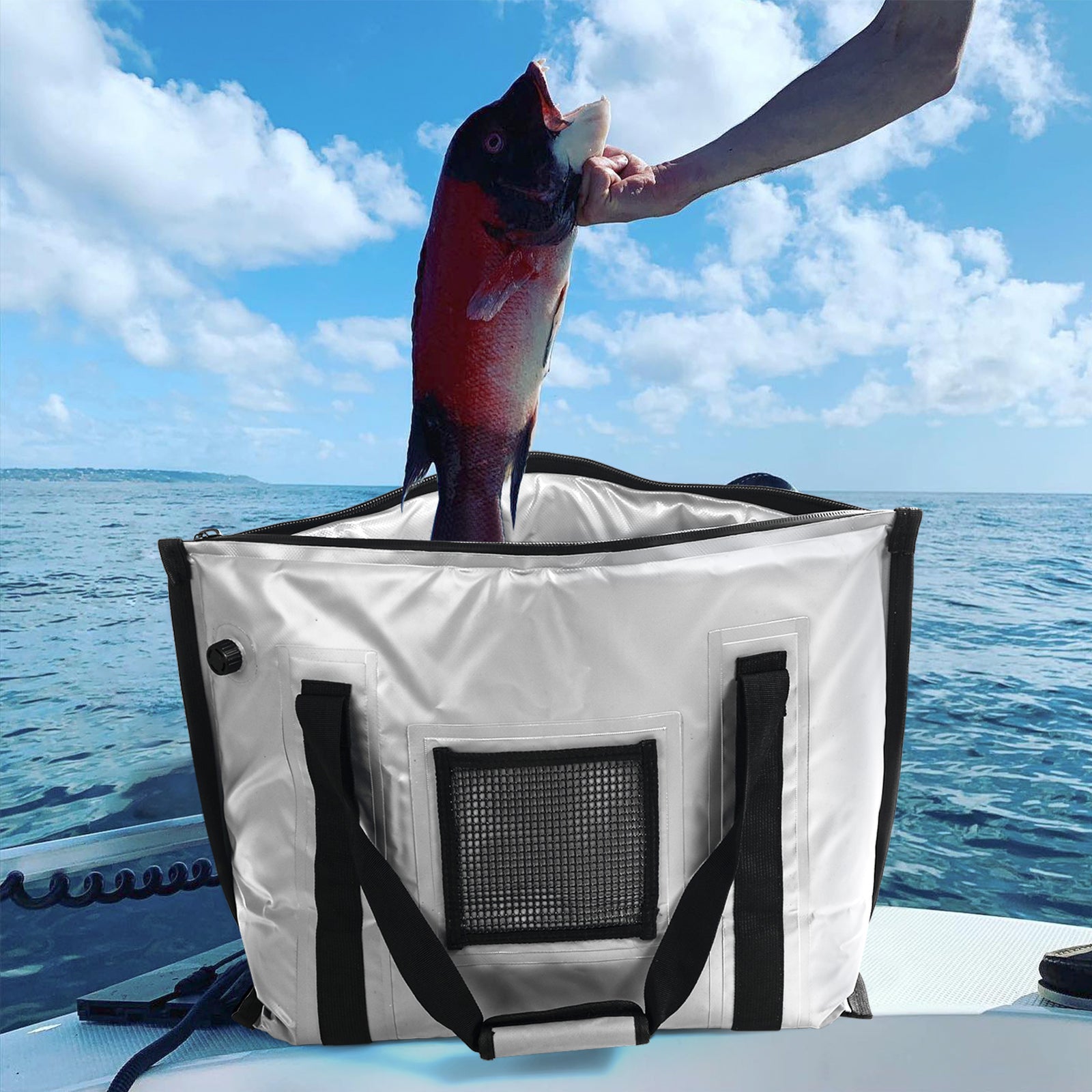 26L Insulated Fish Bag Cooler Flat Bottom | Buffalo gears.100% ...
