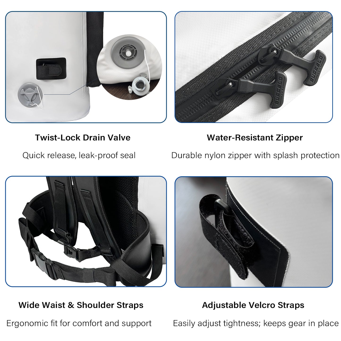 31QT Fish Cooler Backpack, Kill Backpack - Buffalo Gear  