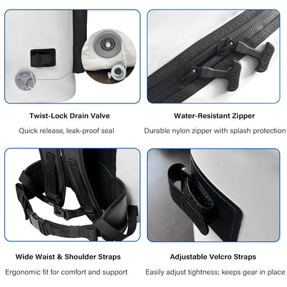 31QT Fish Cooler Backpack, Kill Backpack - Buffalo Gear  