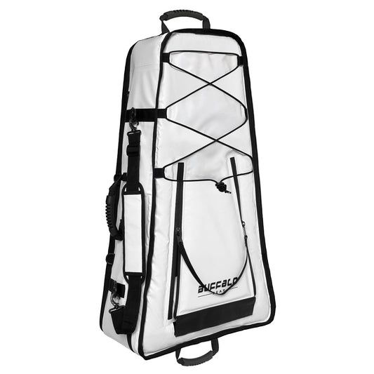 Buffalo Gear 36'' Kayak Fish Cooler Bag, designed for kayak fishing, with large capacity to store fish and ice, keeping your catch fresh for up to 48 hours
