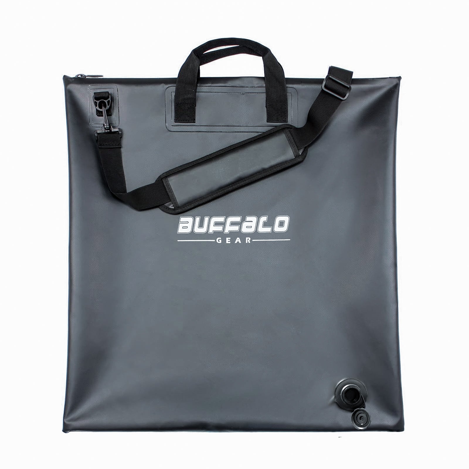 25'' Tournament Weigh In Black Fishing Bag With Waterproof Zipper - Buffalo Gear  
