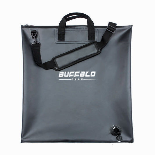25'' Tournament Weigh In Black Fishing Bag With Waterproof Zipper - Buffalo Gear  