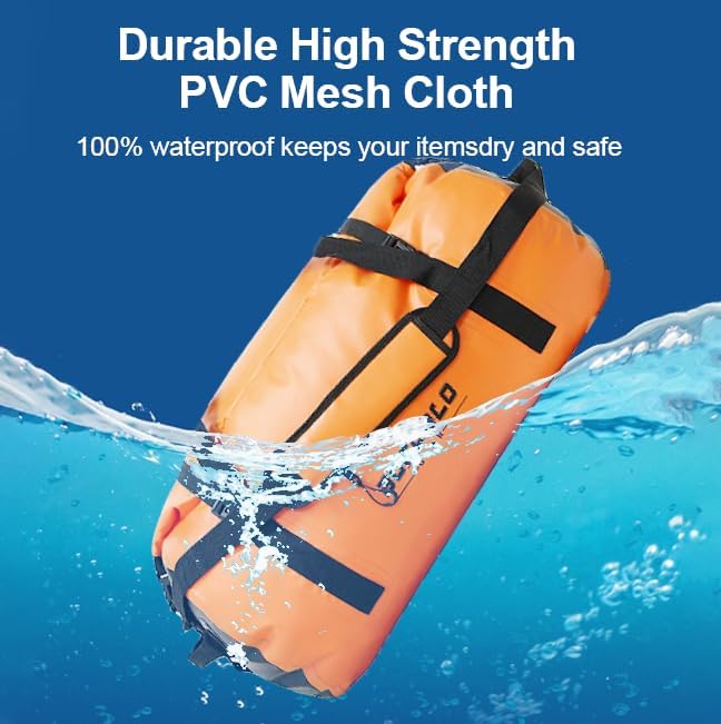 60L Roll Top Waterproof Duffel Dry Bag, Travel Duffel Bag For Outdoor - Buffalo Gear  