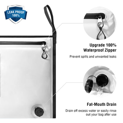 40x18'' Leakproof Fish Cooler Bag With Waterproof Zipper