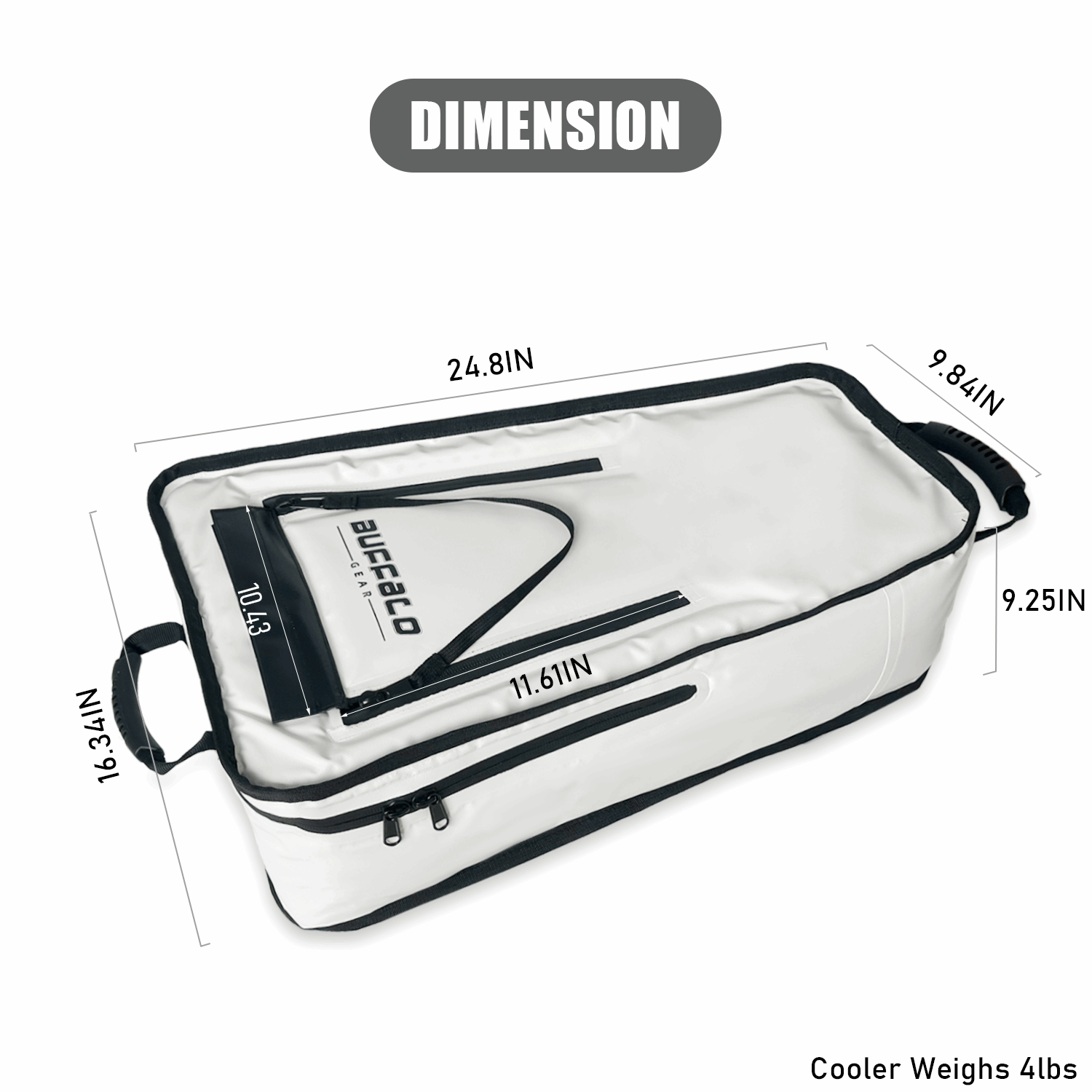 Buffalo Gear 25 Kayak Fish Cooler Bag for Fishing Kayaking