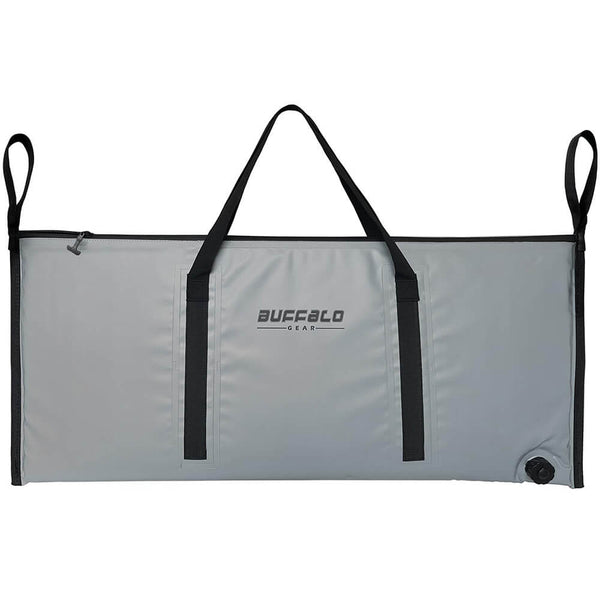 40x18'' Insulated Fish Cooler Bag Grey- Buffalo Gear  