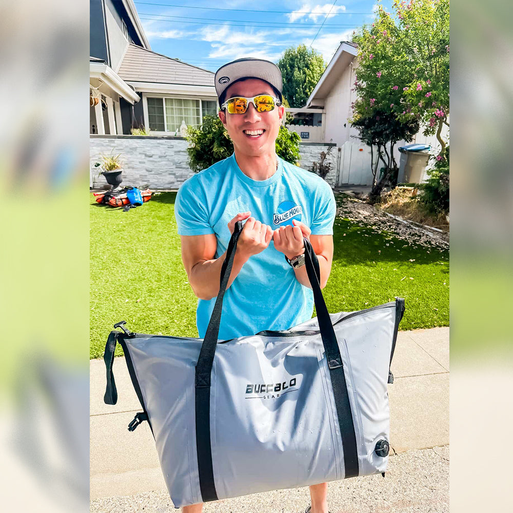 45QT Fish Cooler Bag With Flat Bottom - Buffalo Gear  