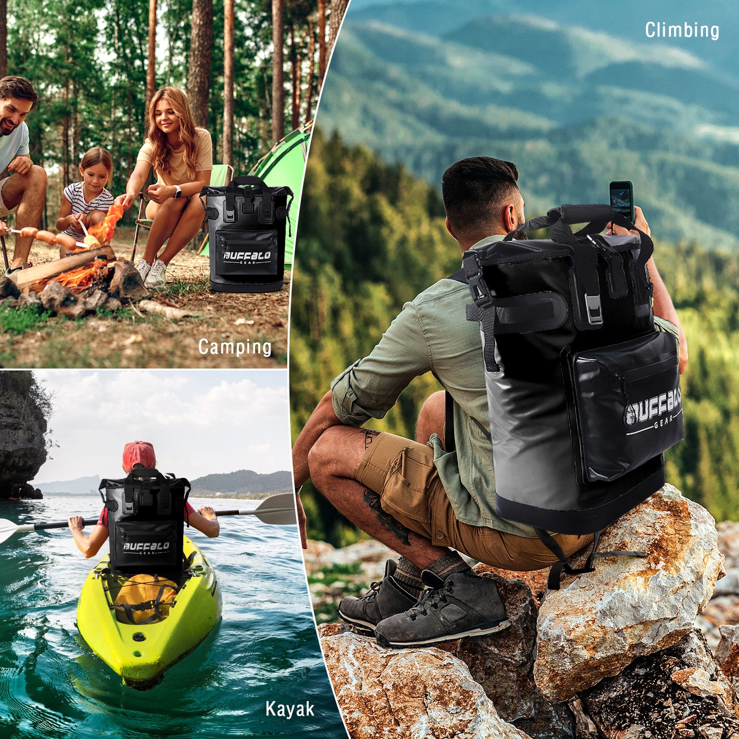 32qt Camping Backpack Cooler For Picnic Beach