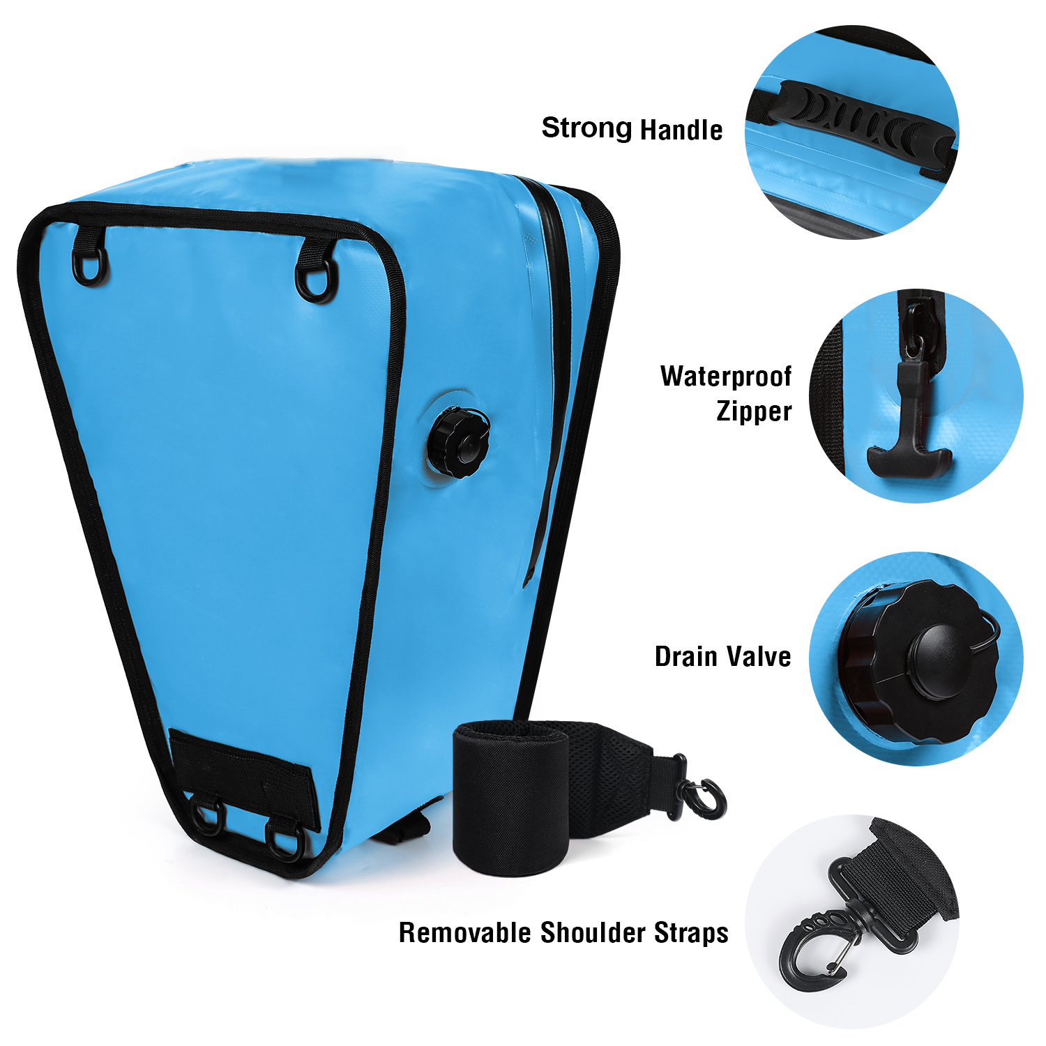 18 Insulated Kayak Cooler Bag With Waterproof Zipper