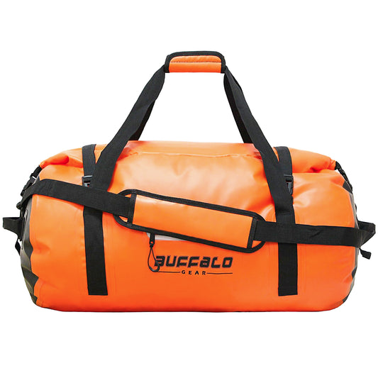 60L Roll Top Waterproof Duffel Dry Bag, Travel Duffel Bag For Outdoor - Buffalo Gear  