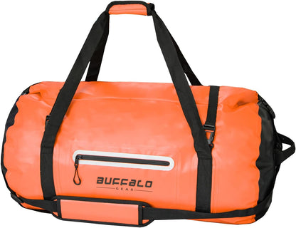 80L Roll Top Waterproof Duffel Dry Bag,Travel Duffel Bag For Outdoor - Buffalo Gear  