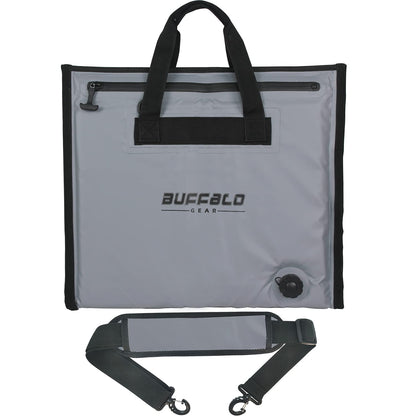 buffalo-gear-insulated-fish-cooler-bag-20in-front-gray