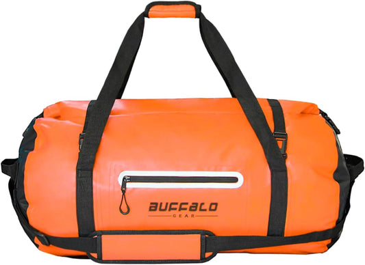 80L Roll Top Waterproof Duffel Dry Bag,Travel Duffel Bag For Outdoor - Buffalo Gear  