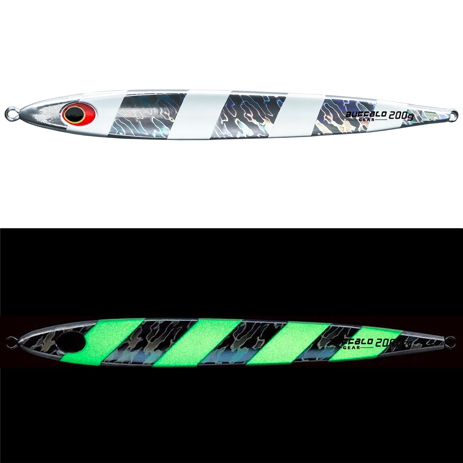 Saltwater Fishing Jigs, 7.1oz True Spin Jig - Buffalo Gear  