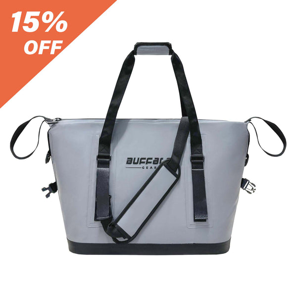 24QT Fish Cooler Bag With Fishing Rod Holder