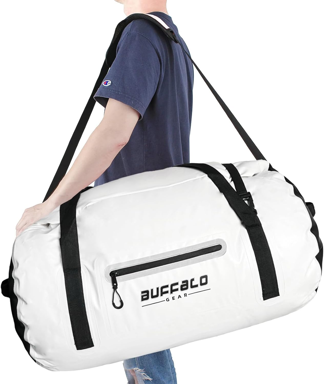 80L Roll Top Waterproof Duffel Dry Bag,Travel Duffel Bag For Outdoor - Buffalo Gear  