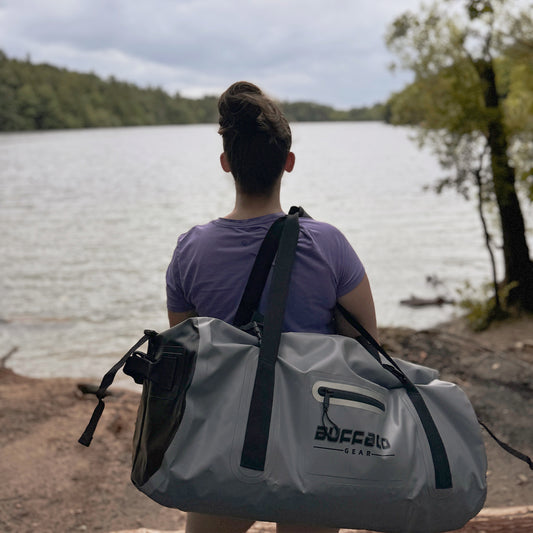 63QT Roll Top Waterproof Duffel Bag - Buffalo Gear  