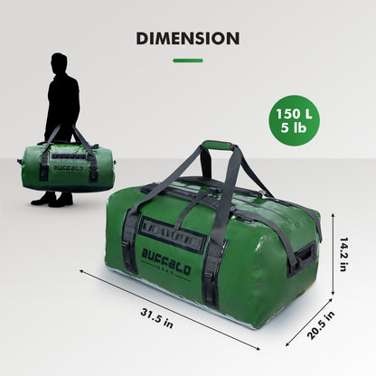 159QT Duffel Bag With Waterproof Zipper