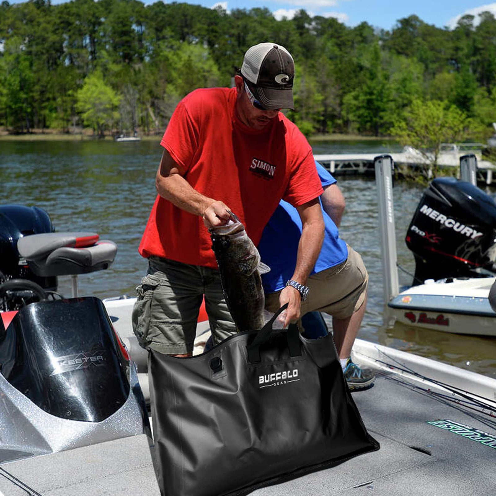 32×19.7'' Fish Tournament Weigh in Bag With Waterproof Zipper - Buffalo Gear  