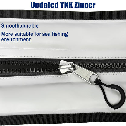 105qt Fish Cooler Bag with YKK Zipper, Flat Bottom - Buffalo Gear  
