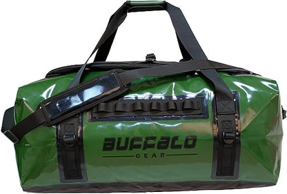 120L Waterproof Duffel Dry Bag With Waterproof Zipper - Buffalo Gear  