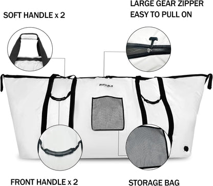 90'' Collapsible Large Fish Cooler Bag With YKK Zipper - Buffalo Gear  