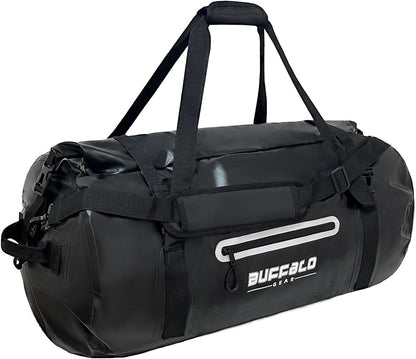 80L Roll Top Waterproof Duffel Dry Bag,Travel Duffel Bag For Outdoor - Buffalo Gear  