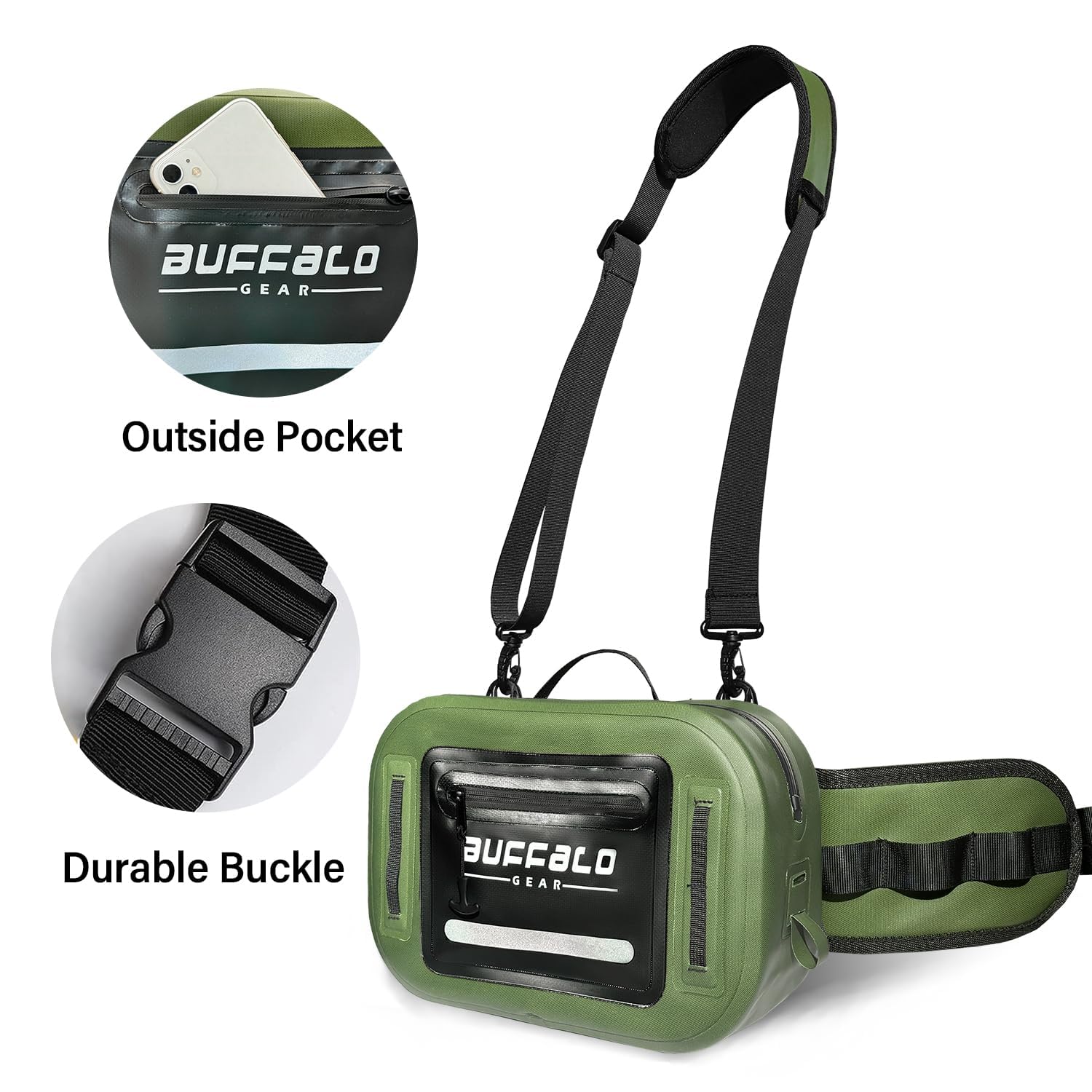 buffalo-gear-waterproof-fishing-fanny-pack-details-army-green