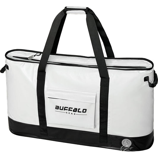 105qt Fish Cooler Bag with YKK Zipper, Flat Bottom - Buffalo Gear  